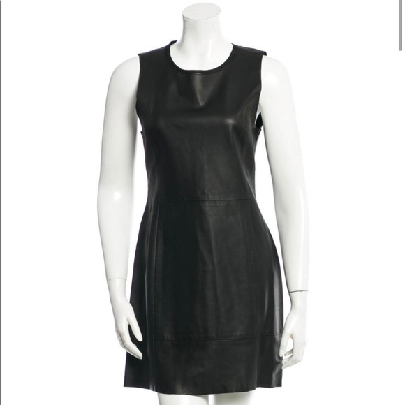 RAG & BONE LEATHER DRESS - Picture 1 of 4